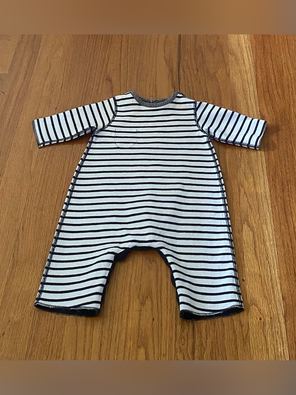 Petit Bateau Reversible One-Piece Bodysuit kids